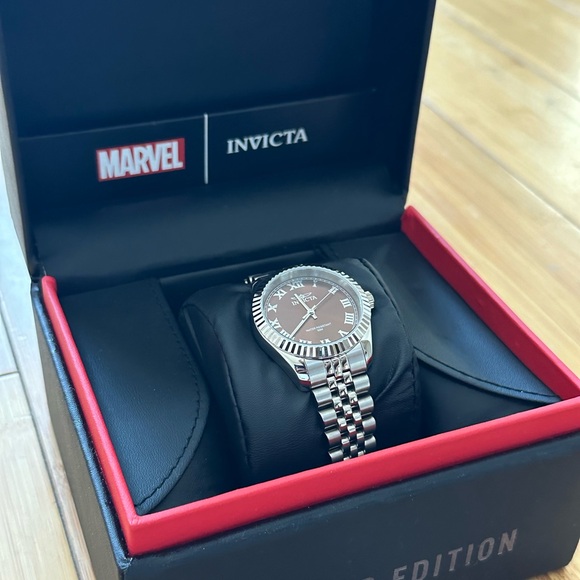 Invicta Marvel Silver and Brown Men's Watch - Picture 3 of 3